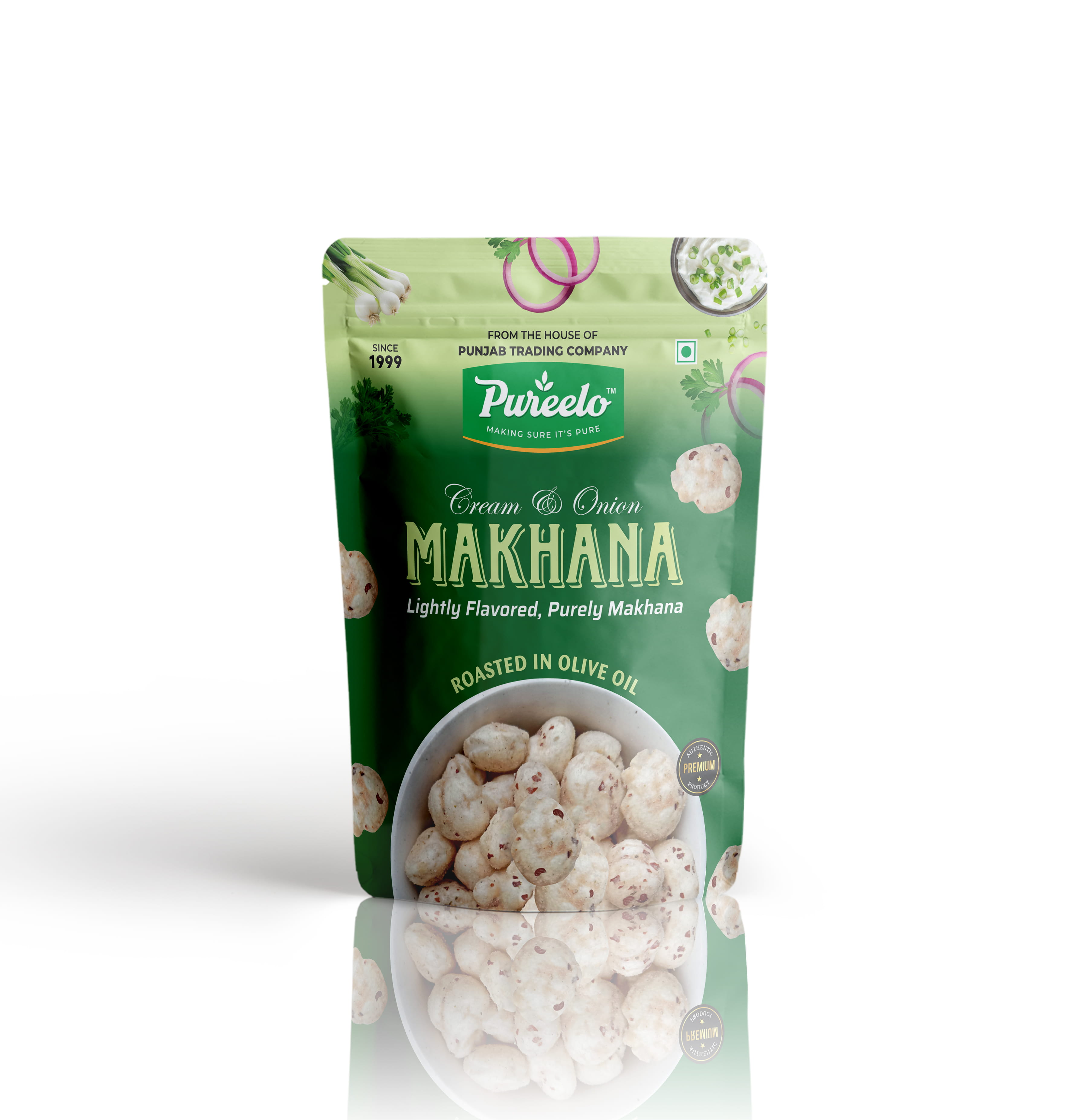 12 Minutes In-Person One-on-One Cream & Oinion Makhana - 150gm for 12 plus Years