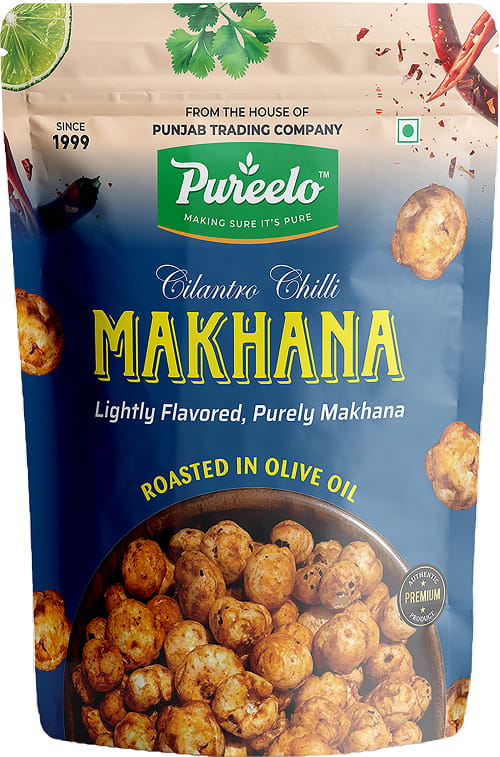 12 Years In-Person One-on-One Chilli Cilantro Makhana - 150gm for 12 plus Years