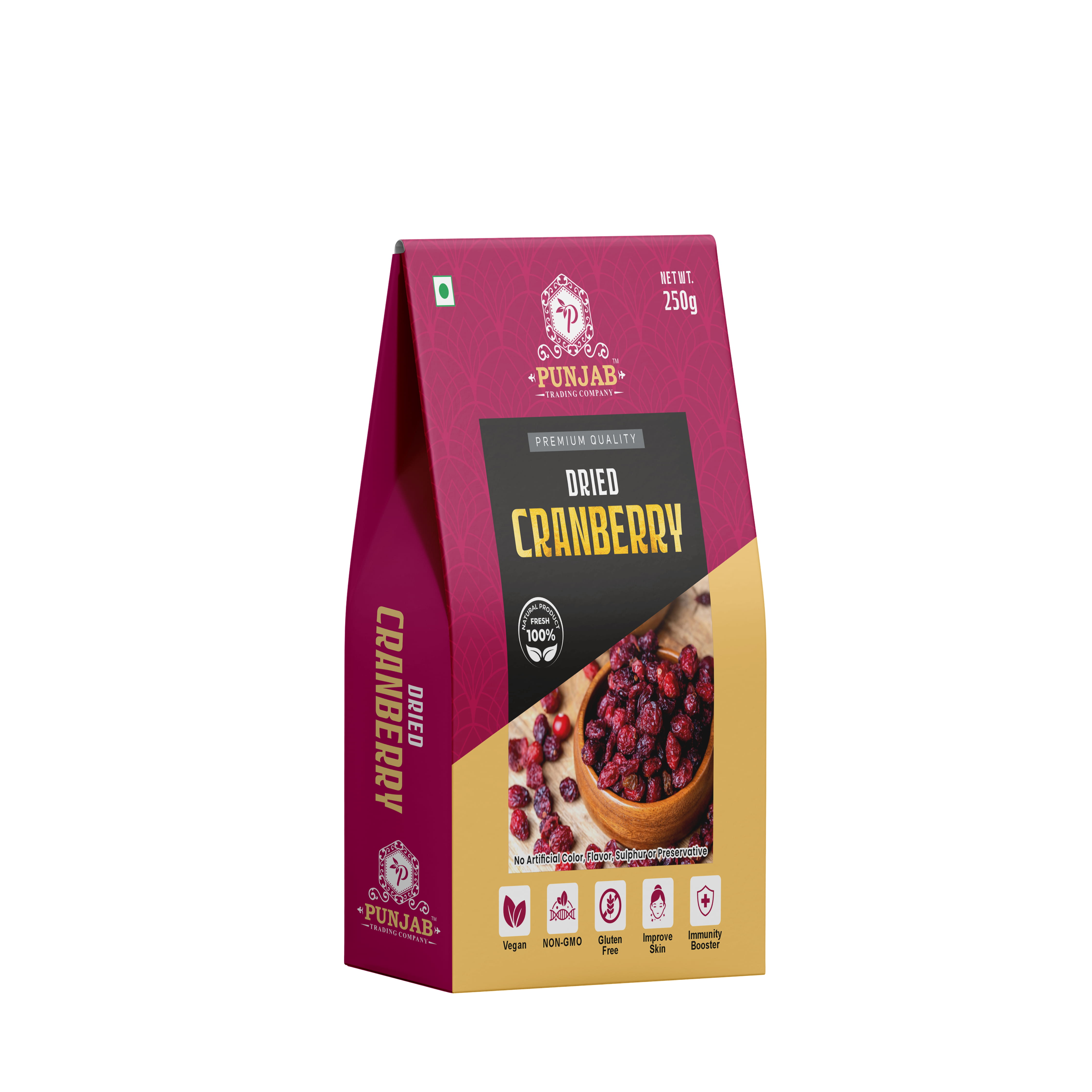 12 Years In-Person One-on-One Dried Craneberry - 250gm for 12 plus Years