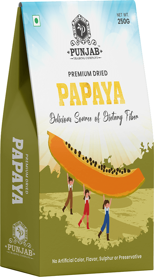12 Years In-Person One-on-One Dried Papaya - 250gm for 12 plus Years