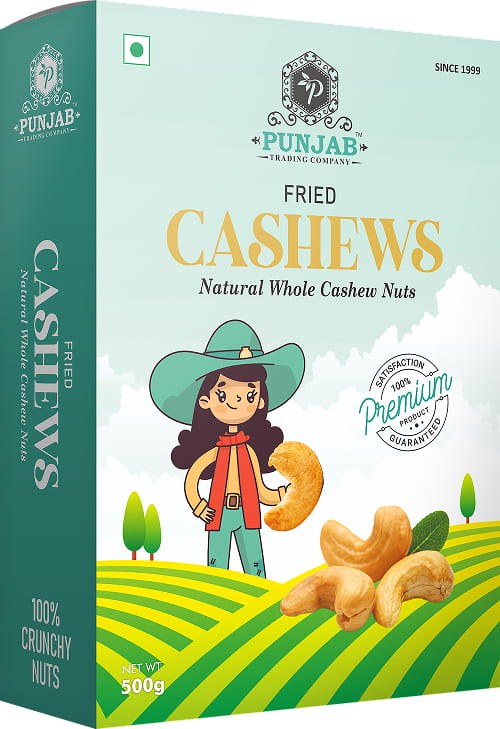12 Years In-Person One-on-One Fried Cashew - 500gm for 12 plus Years