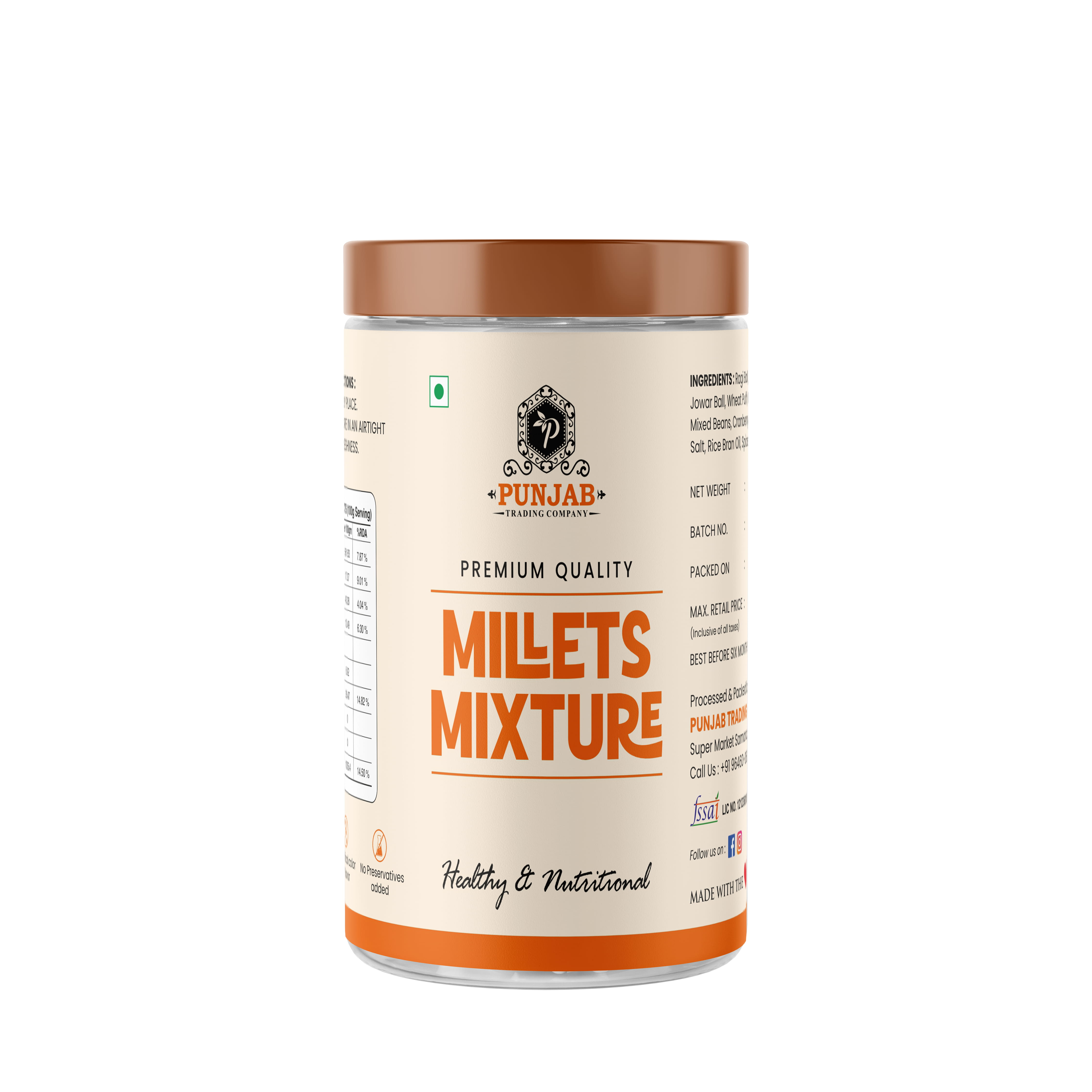 12 Years In-Person One-on-One Millets Mixture - 500gm for 12 plus Years