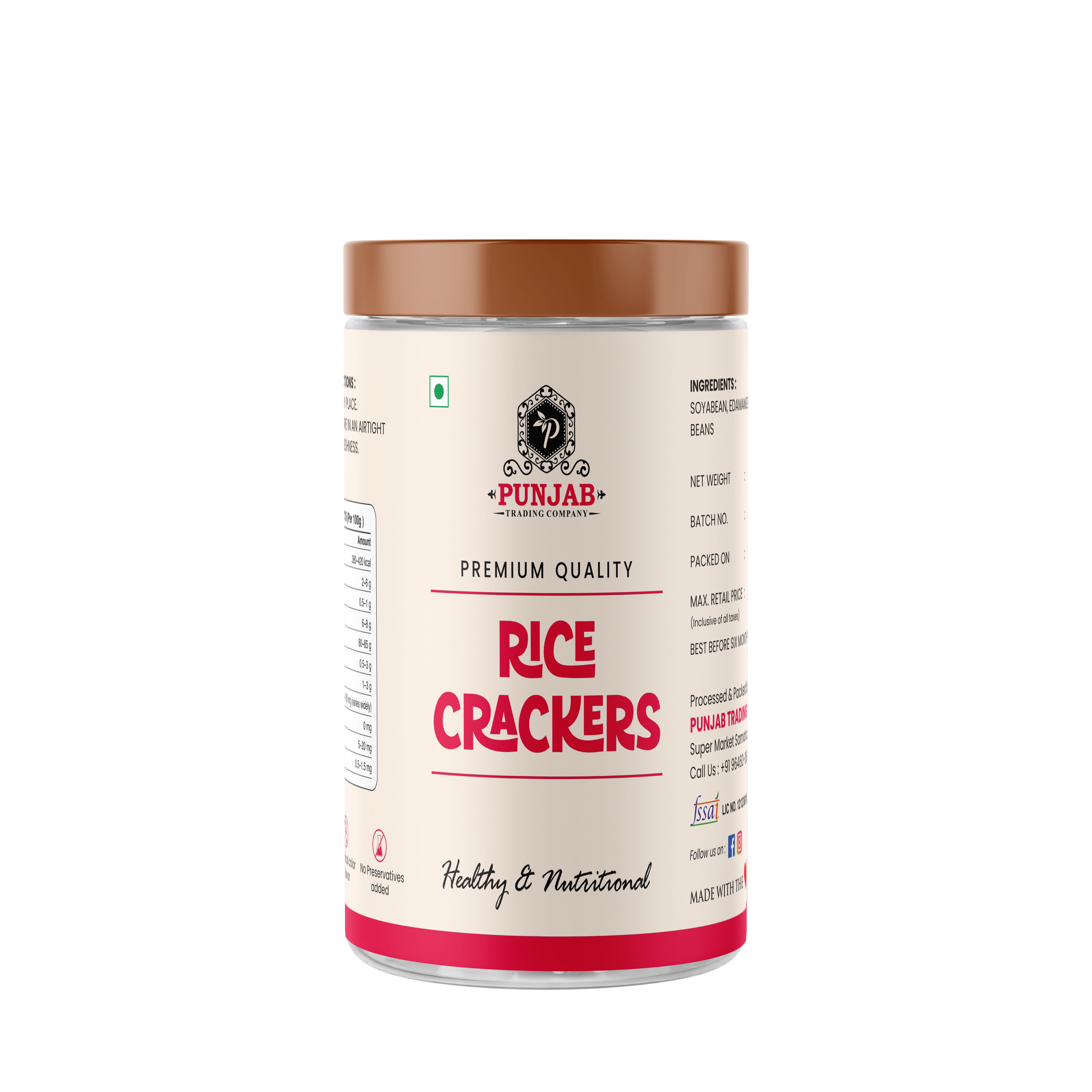 12 Years In-Person One-on-One Rice Crackers - 200gm for 12 plus Years