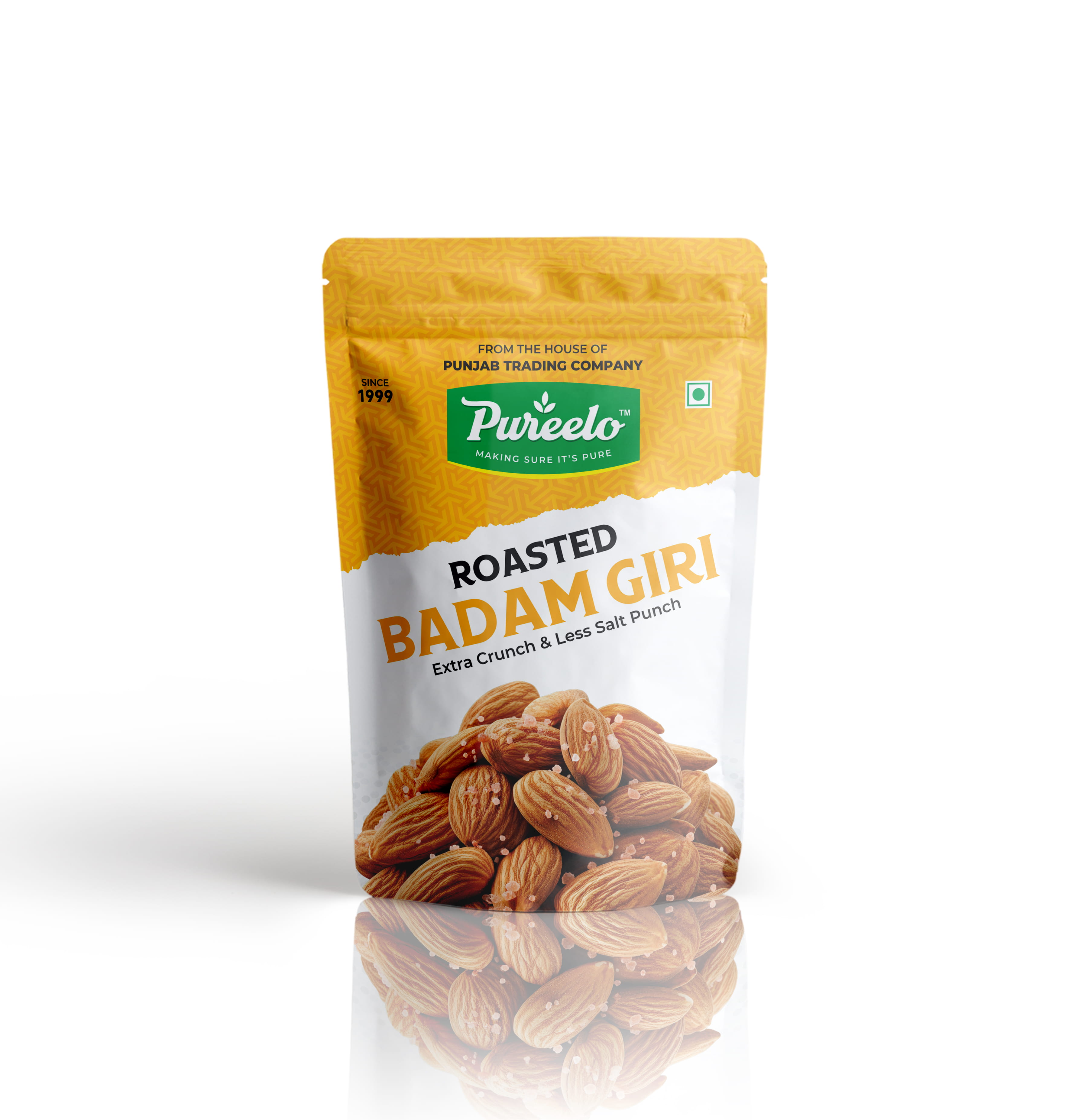 12 Years In-Person One-on-One Roasted Badam Giri - 250gm for 12 plus Years
