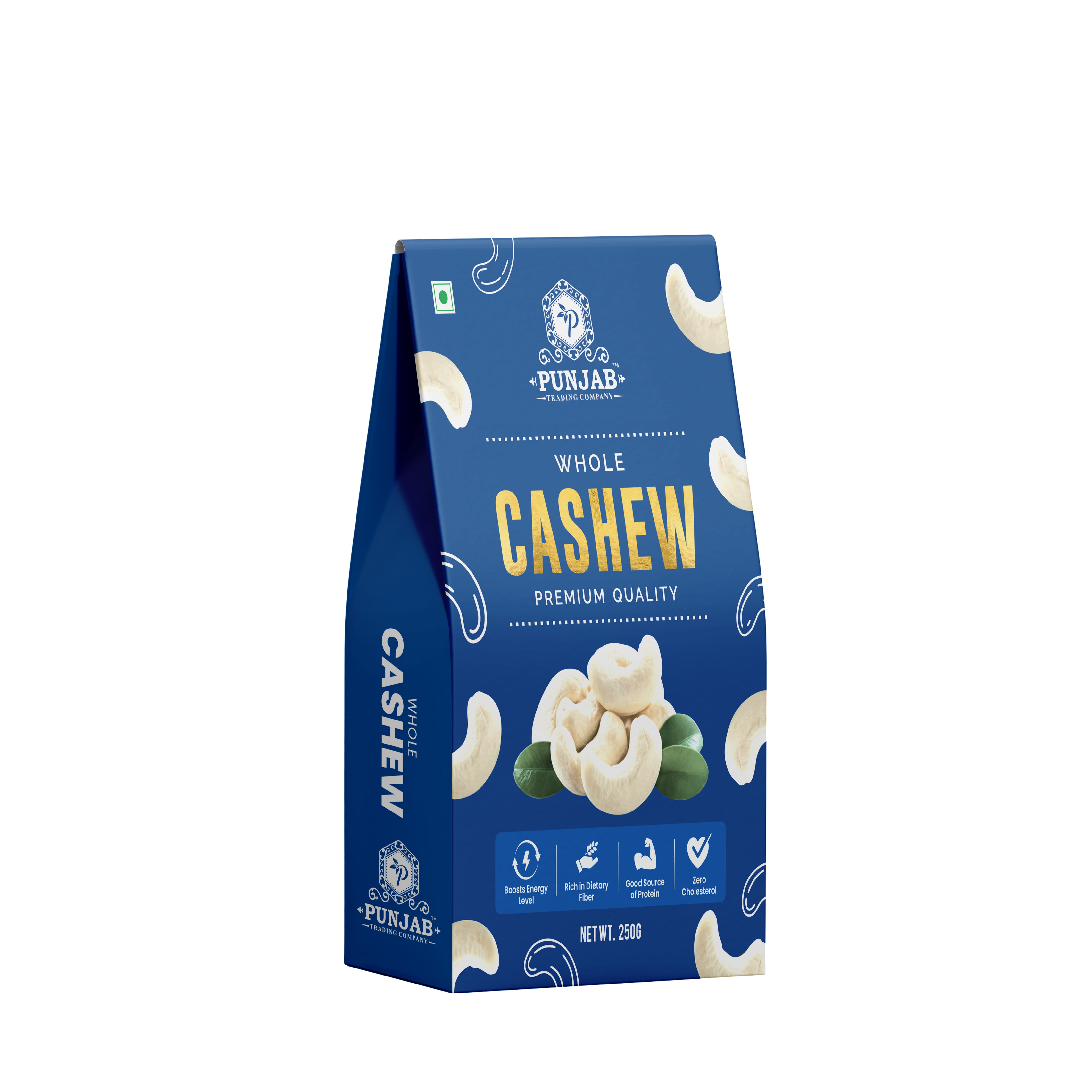 12 Years In-Person One-on-One Whole Cashews - 250gm for 12 plus Years